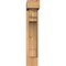 Ekena Millwork Merced Block Smooth Bracket w/ Offset Brace, Western Red Cedar, 5 1/2"W x 18"D x 30"H BKT0604X18X30MRC05SWR - alternate 4